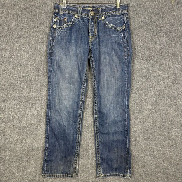 MEK Other - MEK Denim Mens Henderson Jeans 31x32 Straight Leg Medium Wash Button Fly